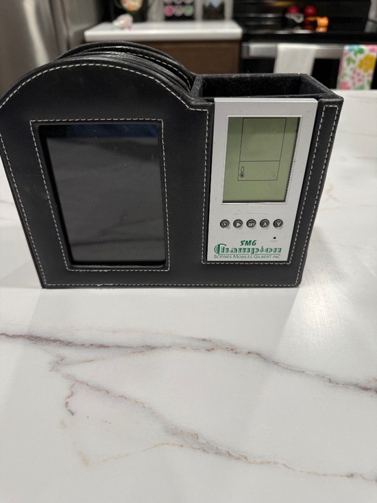 SMG Champion Other - Multi-Functional desk top organizer with built-in digital alarm clock
